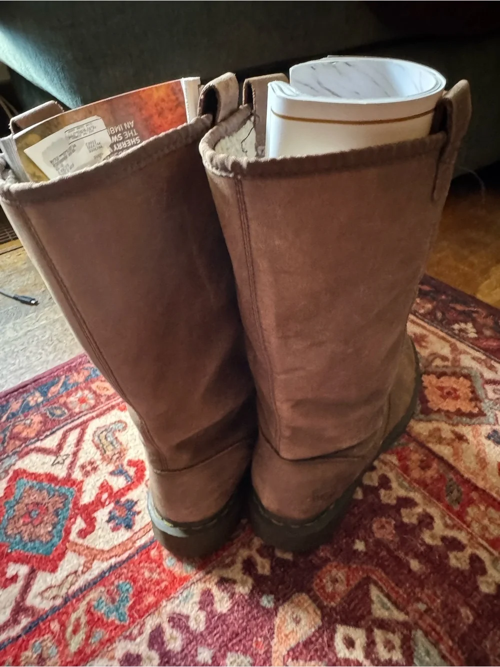 Dr. Martens brown leather